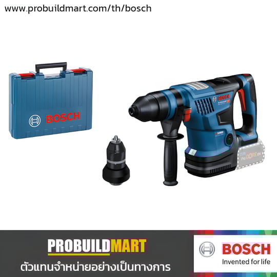 สว่านโรตารี่ไร้สาย Bosch GBH 18V-34 CF BITURBO 18V