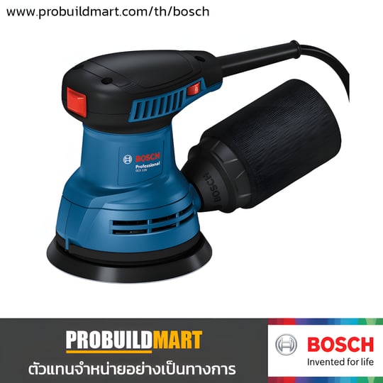 Bosch GEX 125 เครื่องขัดกระดาษทรายระบบลูกเบี้ยว 5 นิ้ว